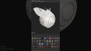 3D Modelling a Sci-Fi Drone  Autodesk Maya + Substance 3D Painter #substancepainter  #shorts