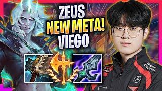 ZEUS CRAZY NEW META VIEGO TOP - T1 Zeus Plays Viego JUNGLE vs Lee Sin  Season 2024