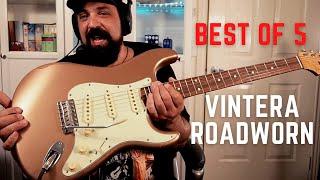 Fender Vintera Road Worn 60s Stratocaster Firemist Gold  Vemuram Shanks Victory DP40
