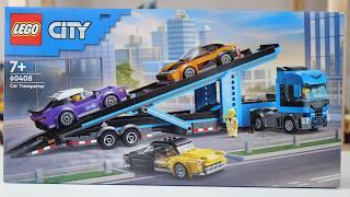 LEGO City 60408 Car Transporter Truck with Sports Cars – LEGO Speed Build Review