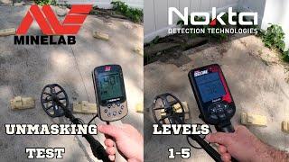 MINELAB X-TERRA ELITE VS NOKTA TRIPLE SCORE UNMASKING TEST