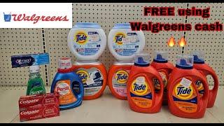 Walgreens Deals 77-713   ‍️‍️FREE TIDE  using Walgreens CASH