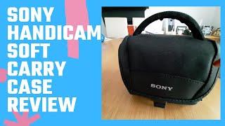 Sony Handicam Soft Carry Case Review LCS-U11