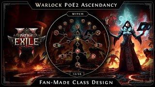 Path of Exile 2 Ascendancy Design WARLOCK - WITCH class - Blood Magic  Fan-made