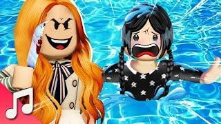 Roblox Animation MV  Ava Max - Sweet But Psycho Wednesday vs M3gan Cover By First To Eleven