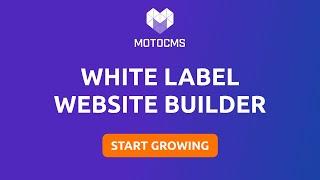 MotoCMS White Label Website Builder - Become a Reseller