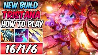 HOW TO PLAY TRISTANA ADC GUIDE  New Items Build & Runes  FAERIE COURT TRISTANA  League of Legends