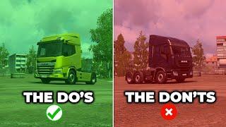 The Ultimate Dos and Donts Guide in ETS2 for 2024