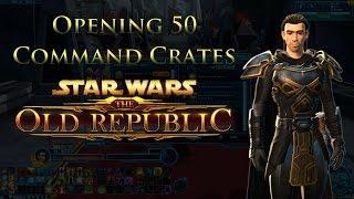 SWTOR Opening 50 Tier 1 Command Experience Crates Sage