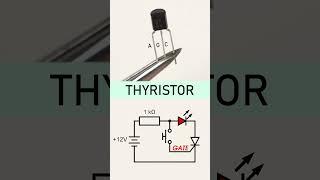 How does a thyristor work? SCR -- Silicon Controlled Rectfier.
