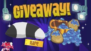 Rare raccoontail + 1000 sapphires GIVEAWAY  Animal Jam