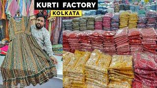 100% Pure Cotton & Maslin Kurti Manufacturer  BIGGEST FACTORY OUTLET  Kurti Wholesaler in Kolkata