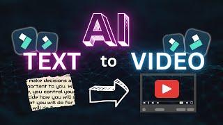 NEW AI Text to Video - Filmora 13