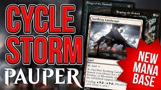 NEW MANABASE Seething Landscape + Pauper Cycle Storm Modern Horizons 3 Magic The Gathering MH3