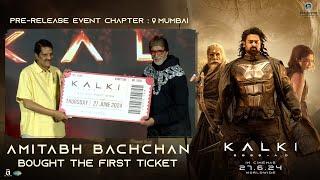 Amitabh Bachchan bought The First Ticket Of #Kalki2898AD Movie  Prabhas  Kamal Haasan  NagAshwin