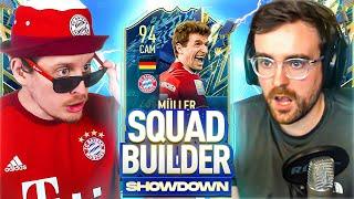 Will He Cheat Again? Squad Builder Showdown TOTS Muller vs AJ3 FIFA 22 Ultimate Team