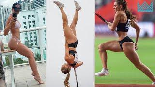 How to train professional pole vaulter - Alysha Newman