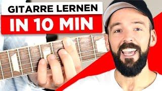 Gitarre lernen in 10 Min - So gehts wirklich