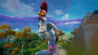 Glide 20 meters while holding a chicken - Fortnite Week 5 Epic Quest