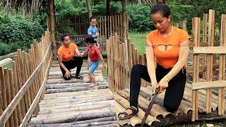 Building Wooden Bridges And Bridge Railings BUILD LOG CABIN - Restore Farm  Duyen