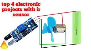 top 4 electronic projects with ir sensor  diy ir sensor project