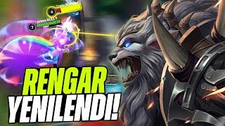 RENGAR HEM REWORK HEM BUFF YEDİ  YENİ RENGAR GAMEPLAY - Wild Rift