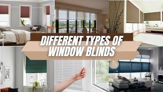 Different Types Of Window Blinds  Guide 2024