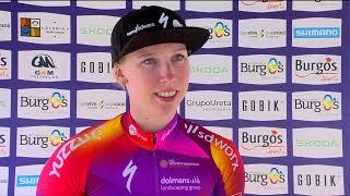 Lorena Wiebes post race reaction after stage 3 Burgos