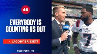 Jacoby Brissett has a message for doubters after the Patriots Week 1 win over the Bengals