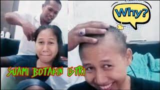Viral  suami botakin rambut istri  vlog Nabila salimar assyfa
