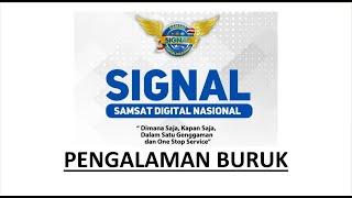 Pengalaman Buruk Menggunakan Aplikasi SIGNAL  Bayar Pajak Kendaraan Online