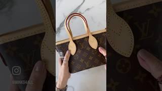 Neverfull BB  WIMB #louisvuitton #neverfullbb #lv #lvlover #handbagoftheday #minks4all