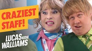 CRAZIEST Staff Moments  Come Fly With Me  Lucas and Walliams