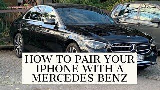 HOW TO PAIR IPHONE TO MERCEDES-BENZ