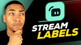 Streamlabs - Adding Stream Labels Follow Dono Subs
