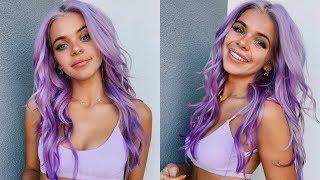  DYING MY HAIR PURPLE 