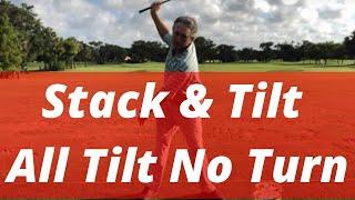 Stack and Tilt  Tilt No Turn  Why Turning is Killing Your Game PGA Golf Professional Jess Frank