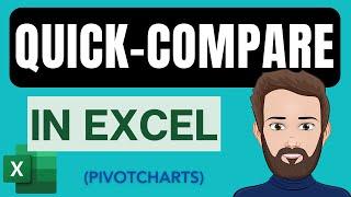 Quickly Consolidate and Compare Data in Excel Using a Pivot Chart & Pivot Table