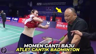 Bikin Salfok.. Atlet Cantik Badminton yg Doyan Ganti Baju Di Lapangan