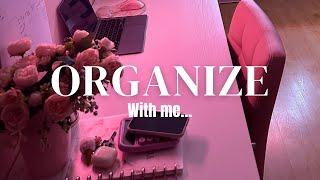 Organize with me...Stickers and labels + cart assembly