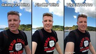 Galaxy S24 Ultra Vs OPPO Find X7 Ultra Vs Vivo X100 Pro Camera Comparison