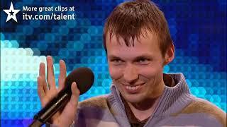 Comedian Gatis Kandis   Britains Got Talent 2012 audition   UK version