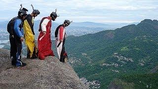 BEST OF F A S T Wingsuit and Base Jumping  Brazil #GOPRO