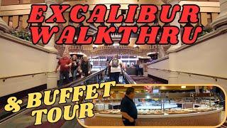 Excalibur Las Vegas Walkthrough & Buffet Tour