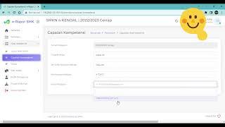 Menampilkan capaian kompetensi pada eRapor V.6.0.4