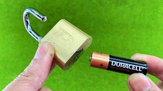 Insane Way to Open Any Lock Without a Key Amazing Tricks That Work Extremely Well