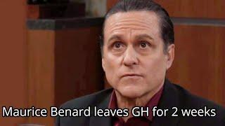 Maurice Benard leaves GH for 2 weeks Sonny is recast General Hospital Spoilers