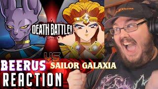 Beerus VS Sailor Galaxia Dragon Ball VS Sailor Moon  DEATH BATTLE REACTION