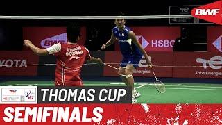 BWF Thomas Cup Finals 2022  Indonesia vs. Japan  Semifinals