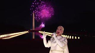 Katy Perry Performs Firework As Inauguration Day Comes to an End  Biden-Harris Inauguration 2021